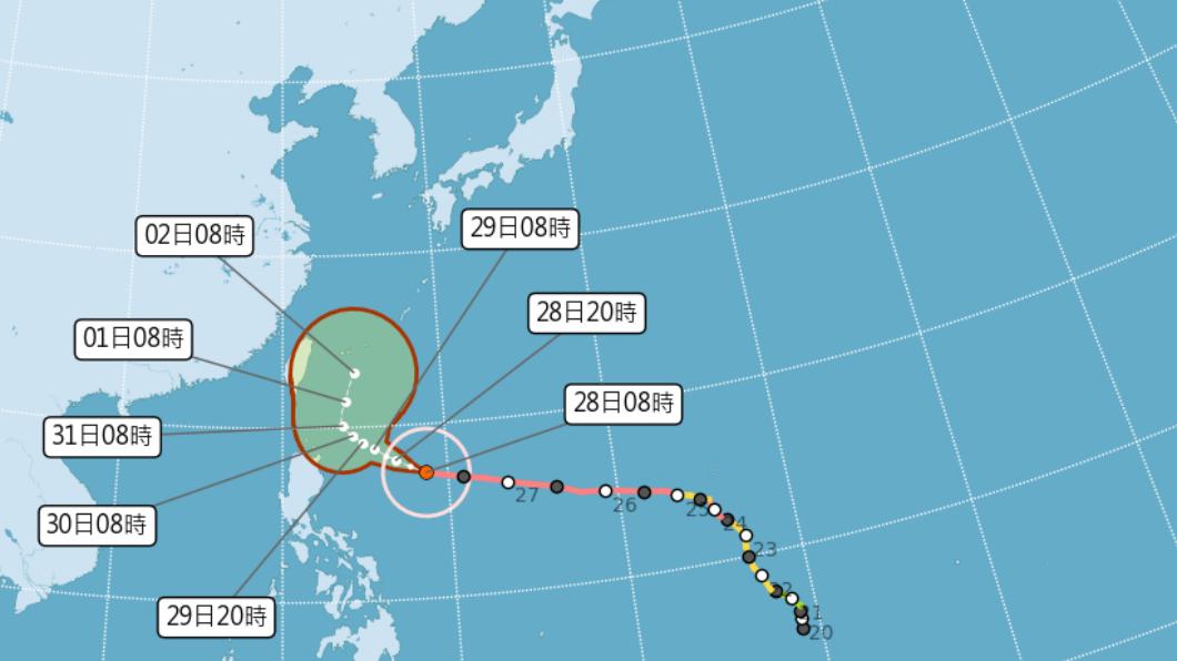 快訊／瑪娃變慢了！宜蘭今起變天、綠島蘭嶼影響最大　陸警機率曝
