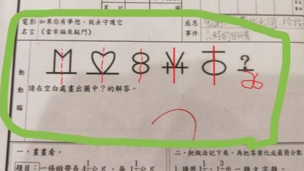 有網友挺身而出解題,透露其實只需要運用「一條線」即可找到規律。(圖/翻攝自「爆廢公社」臉書)