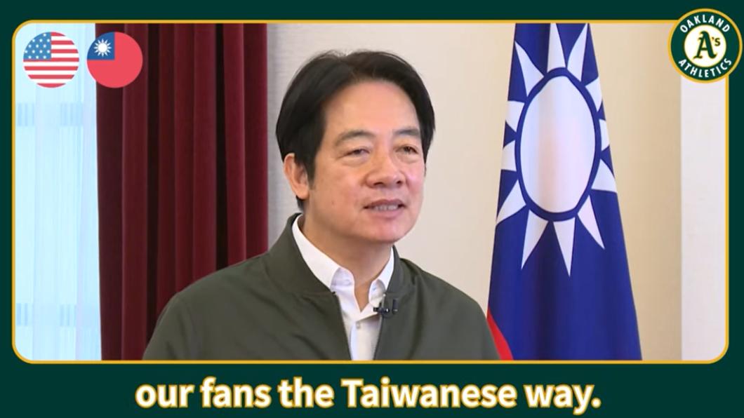 賴清德為「舊金山灣區台灣日」錄影。（圖／總統府提供）