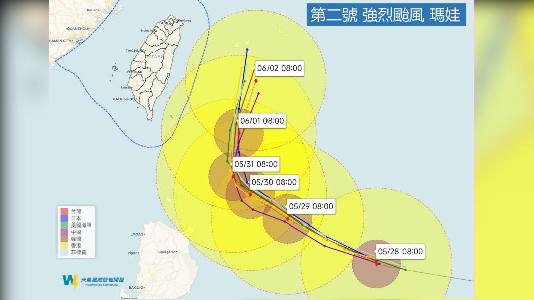強颱瑪娃「台灣門前繞一圈」 專家:不排除暴風圈擦過花東