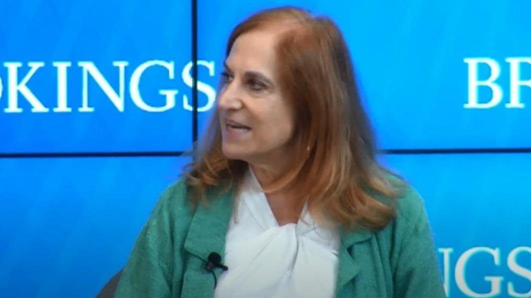 葛來儀表示北京對柯文哲比較熟悉。（圖／翻攝自Brookings Institution YouTube @BrookingsInstitution）
