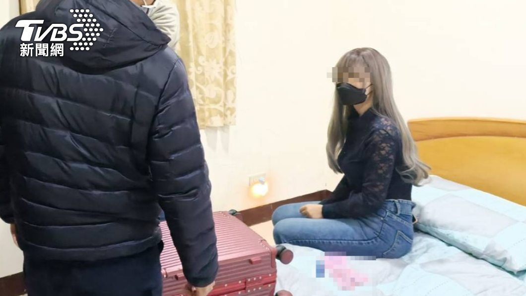 女子以觀光名義來台14天應召接客。(圖/TVBS)