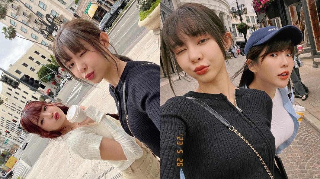 Yuri分享她與女孩們的合照,結果卻被林襄控訴「排擠」。(圖/翻攝自「Yuri陳怡叡」IG)