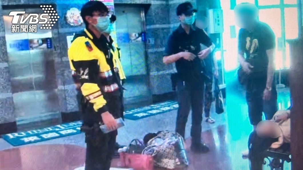 該批人馬經快篩呈現2級毒品安非他命陽性反應。(圖/TVBS)