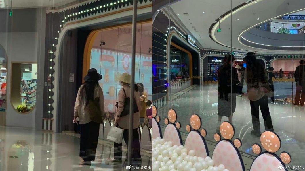 郭碧婷與婆婆向太逛街。(圖/翻攝自新浪娛樂微博)