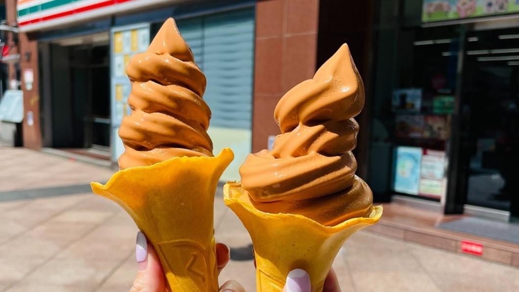 7-11泰奶霜淇淋只有在限定門市開賣。(圖/食尚玩家)