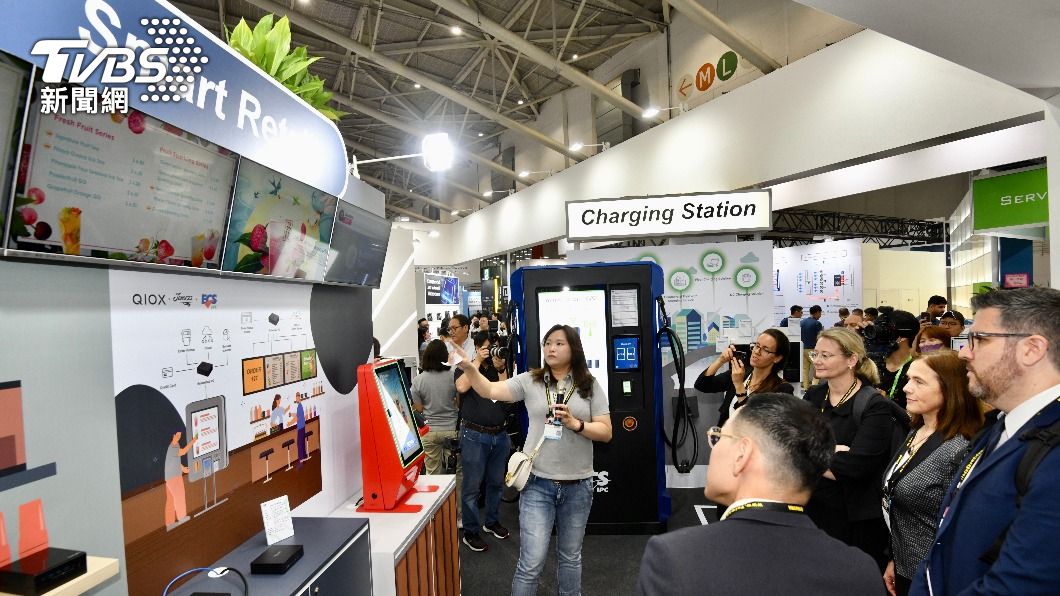 台北國際電腦展疫後全面回歸。(圖/胡瑞麒攝)