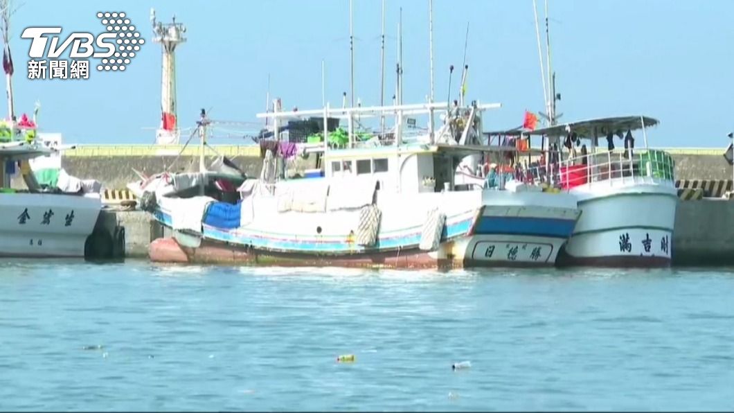 捕鮪魚漁船都進港。(圖/TVBS)