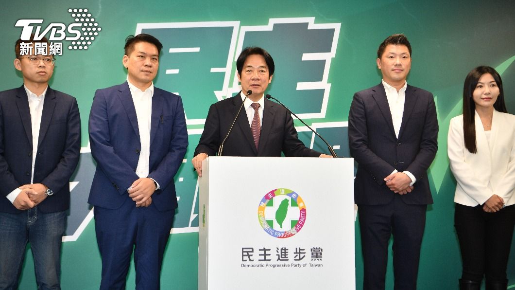 賴清德親自介紹新一波立委提名人。(圖/胡瑞麒攝)