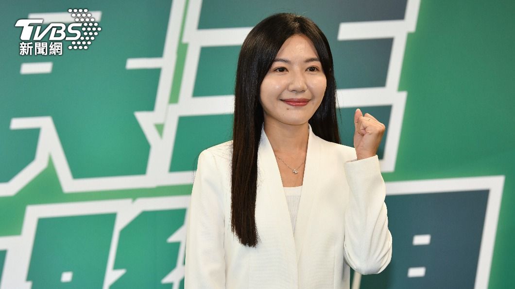 民進黨中正萬華立委參選人吳沛憶。(圖/胡瑞麒攝)