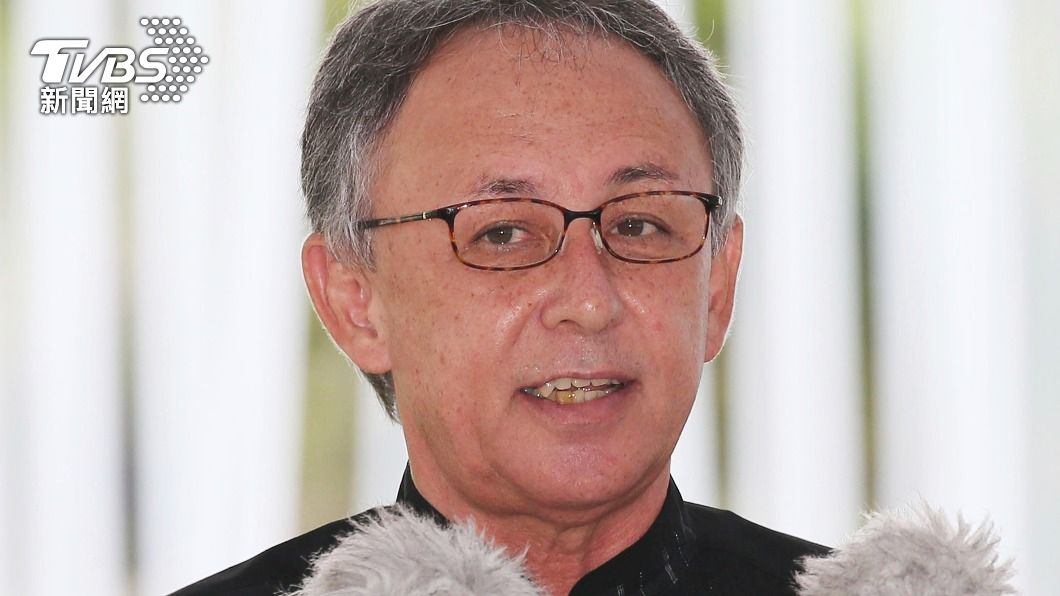 沖繩知事玉城丹尼。(圖/達志影像美聯社)