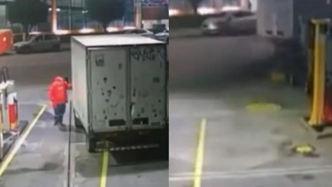 加完油就想跑!員工急攔「慘捲貨車底」 下秒遭輾拖行亡