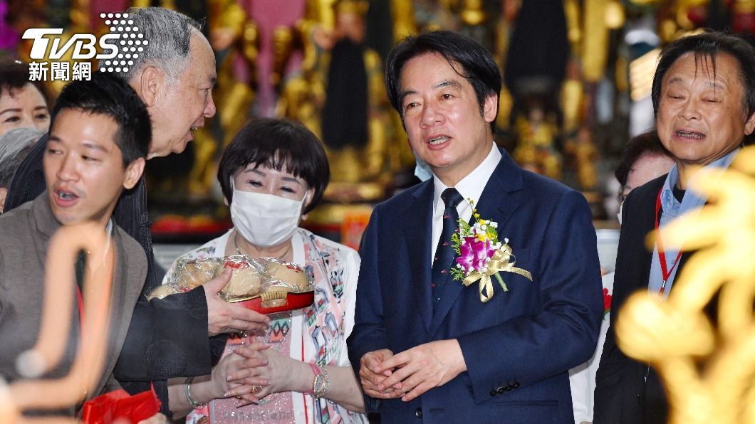 賴清德對於民進黨爆性騷一事道歉。(圖/胡瑞麒攝)