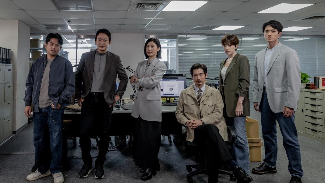 左起張再興、王識賢、蘇慧倫、藤岡靛、許瑋甯、劉俊謙。（圖／Netflix提供）