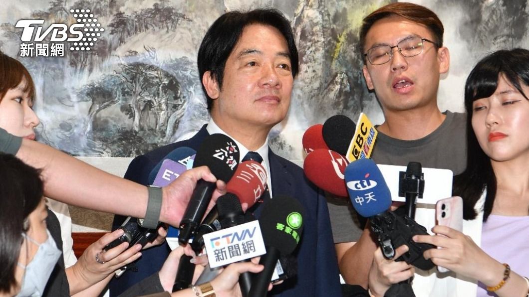 民進黨主席賴清德今(1)日表示已經同意許嘉恬的辭呈。(圖/胡瑞麒攝)