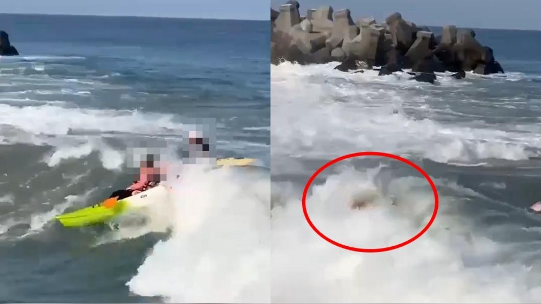 瑪娃逼近浪超大!小琉球教練硬要下水 翻船傷頸椎「下身無知覺」