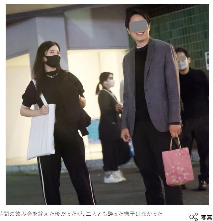 據日媒敘述,A男身材高大、五官深邃,曾在深夜跟吉高由里子一起回到住處。(圖/翻攝自《FRIDAY》)