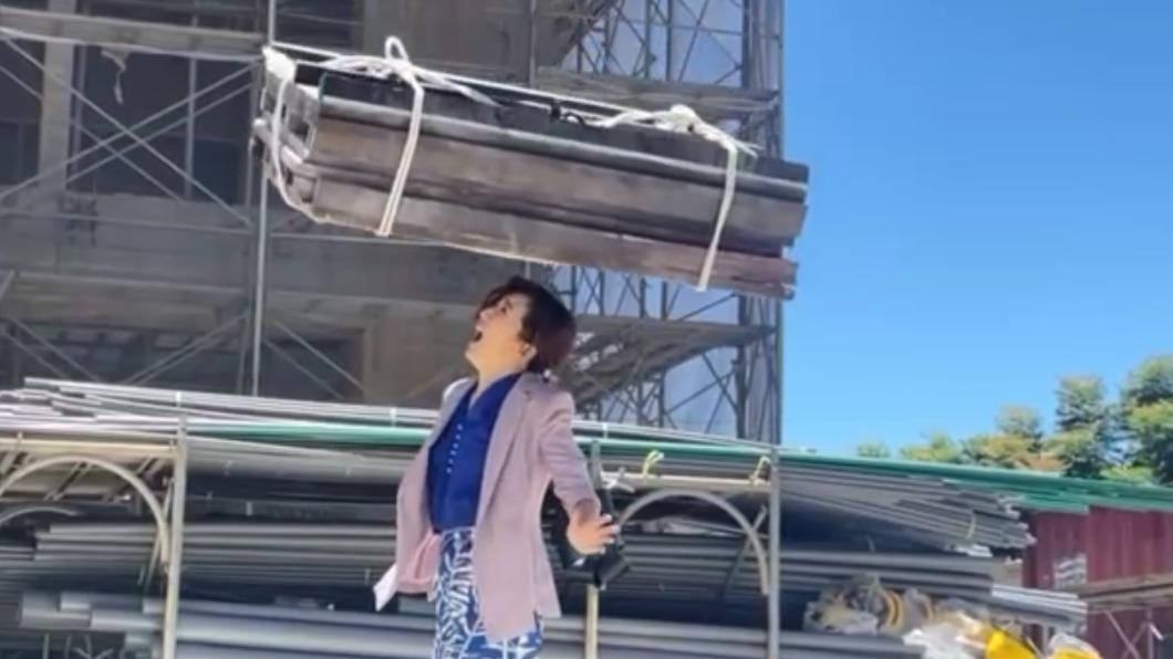 廖家儀工地遭「重物砸中」 同劇女星全程目睹嚇到爆哭