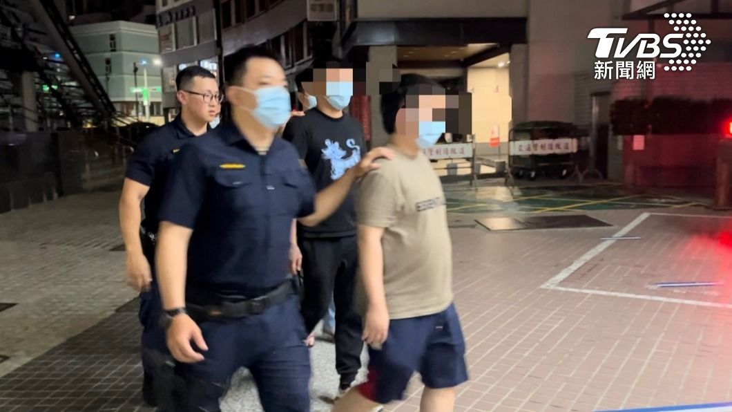 劉男等3人被依法送辦。(圖/TVBS)