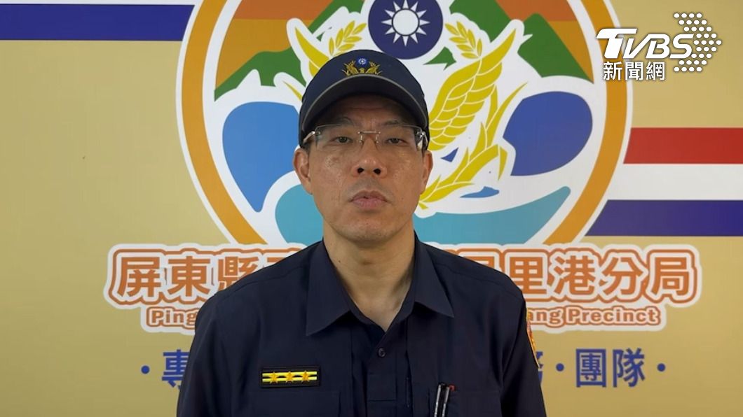里港警分局發言人副分局長吳怡賢。(圖/TVBS)