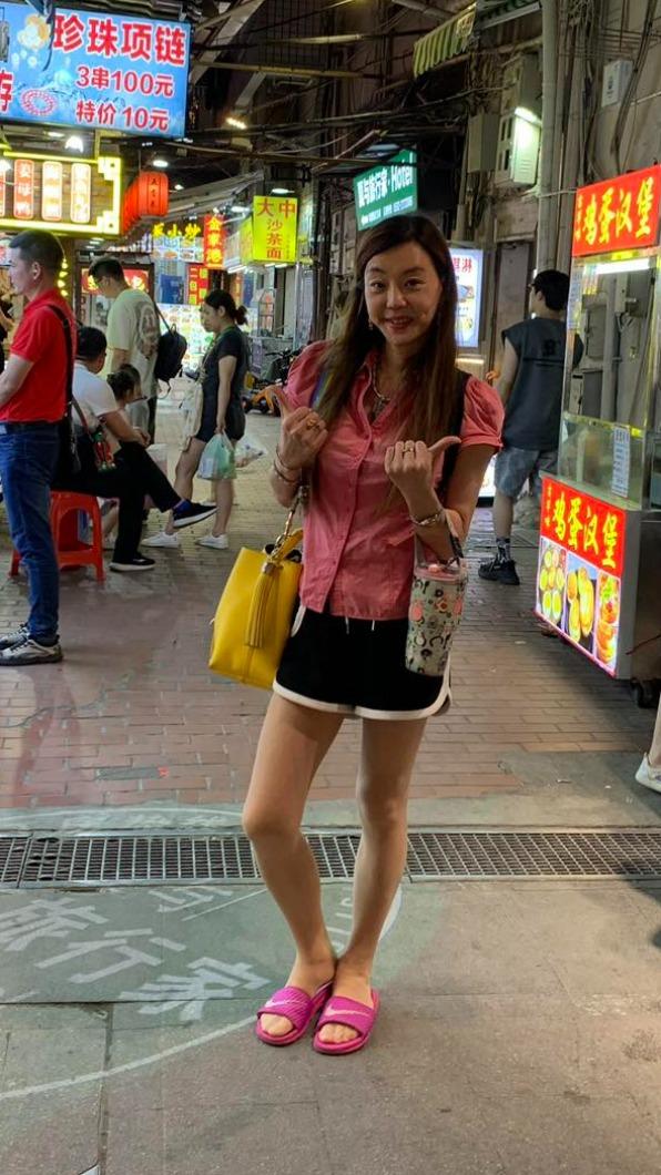 張婷婷聲稱遇到土豪,幫她在大陸買了店面,要讓她做生意。(圖/翻攝自張婷婷臉書)