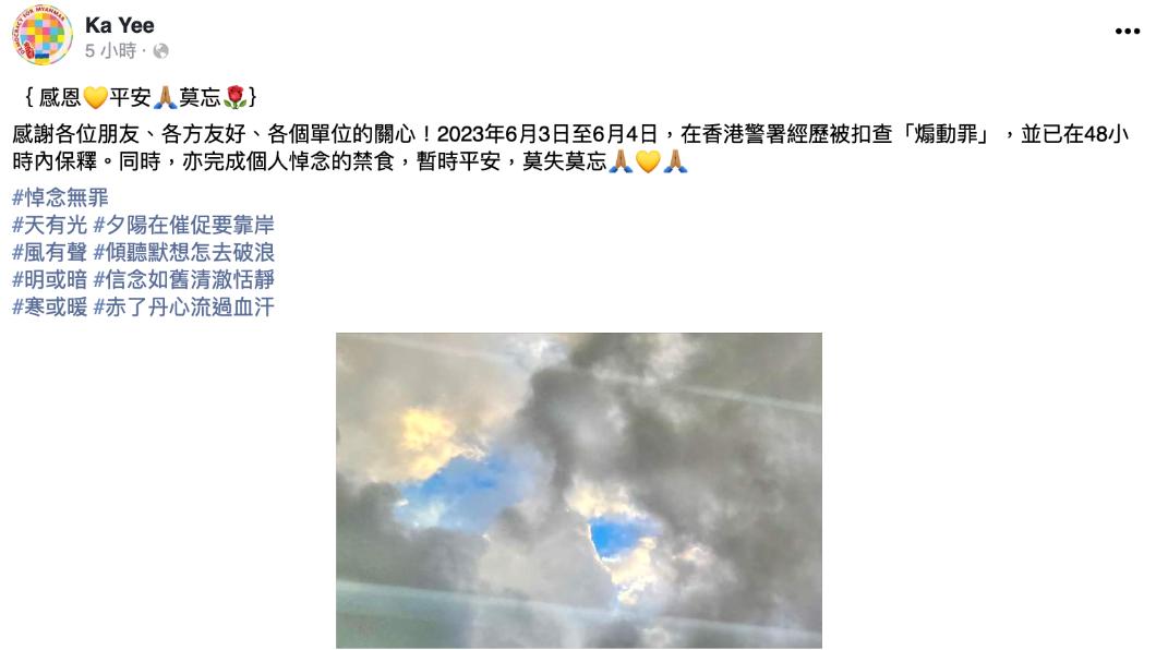 快訊／遭港警拘捕台大港生劉家儀獲保釋！　親友取得聯繫確認平安