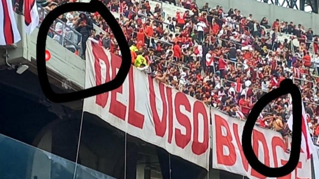 相關畫面在網上造成瘋傳。(圖/翻攝自@RiverPlate_9 Twitter)