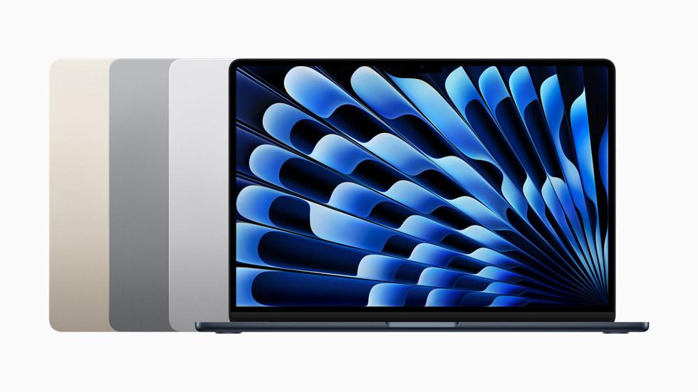 15.3吋MacBook Air是史上最大的MacBook Air筆電。(圖/翻攝自蘋果官網)