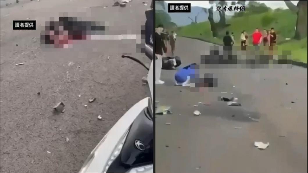 出事鳥獸散!60人圍觀尬車 19歲少年對撞倒血泊慘死