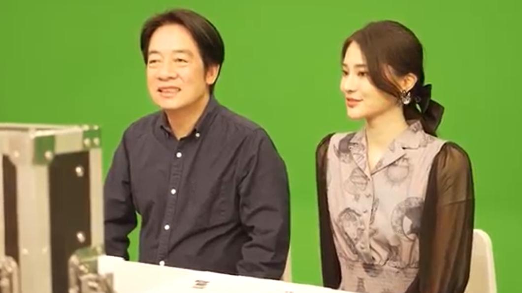 賴清德與賴品妤合體虛擬網紅。(圖/賴清德辦公室提供)
