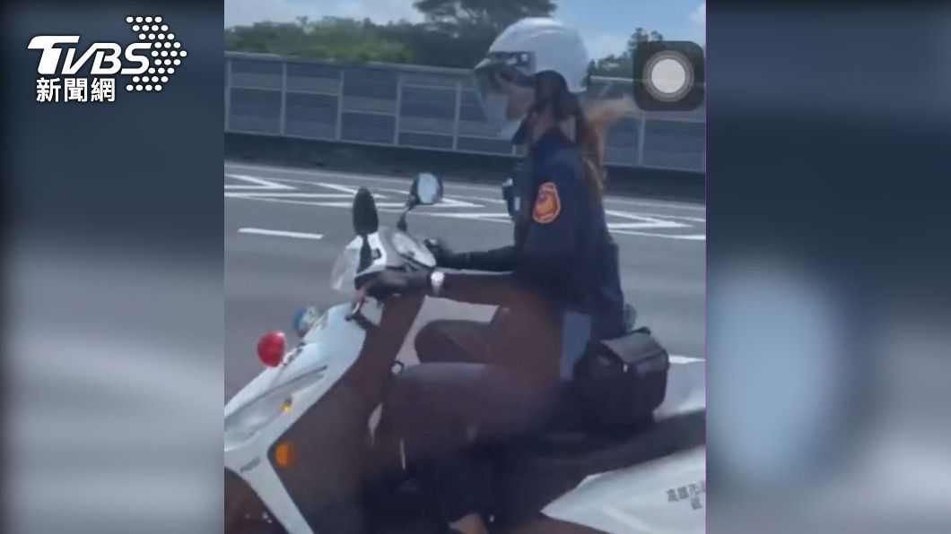 女警所屬單位林園分隊交通分隊，是長官眼中的拚命三娘。（圖／民眾提供）