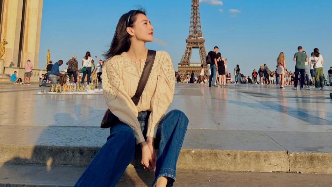 高圓圓自曝10年前旅遊照 合體巴黎鐵塔對比圖網友嚇傻
