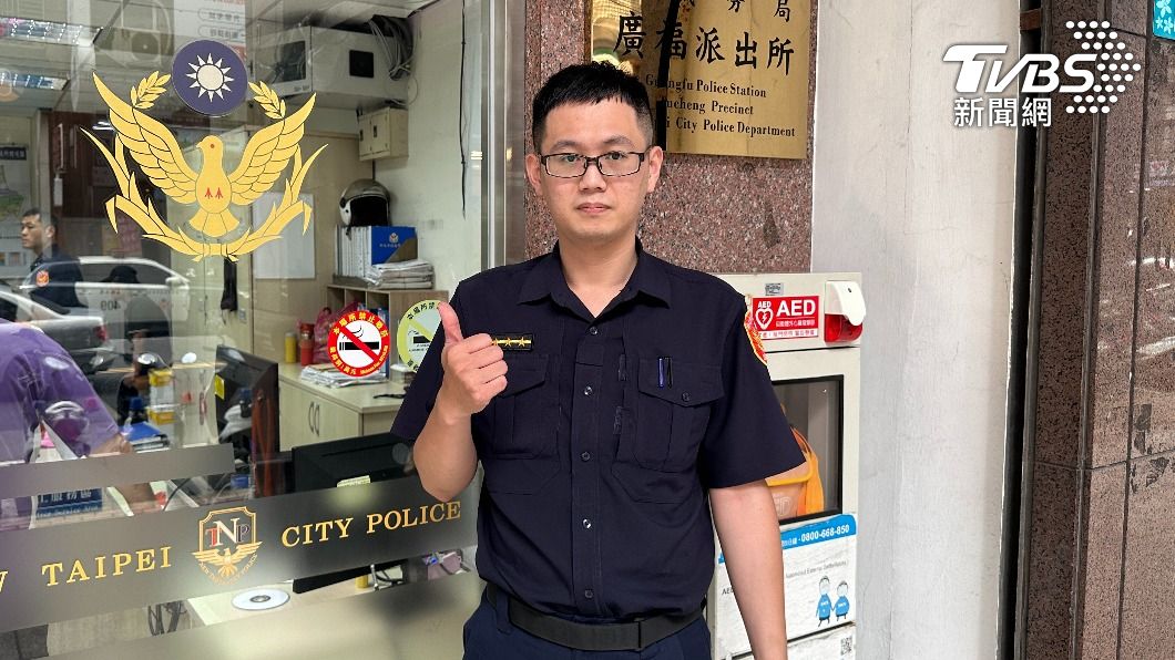 員警林秉澄希望可以透過自己的力量幫助更多民眾。(圖/林意筑攝)
