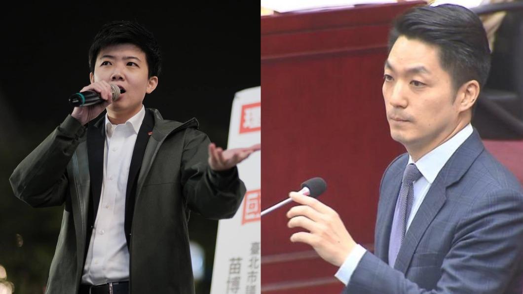 苗博雅喊話要查清,蔣萬安則連點頭承諾。(圖/翻攝自苗博雅臉書、TVBS資料畫面)