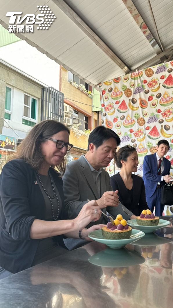賴清德與羅森柏格在台南展開一連串參訪行程。(圖/讀者提供)
