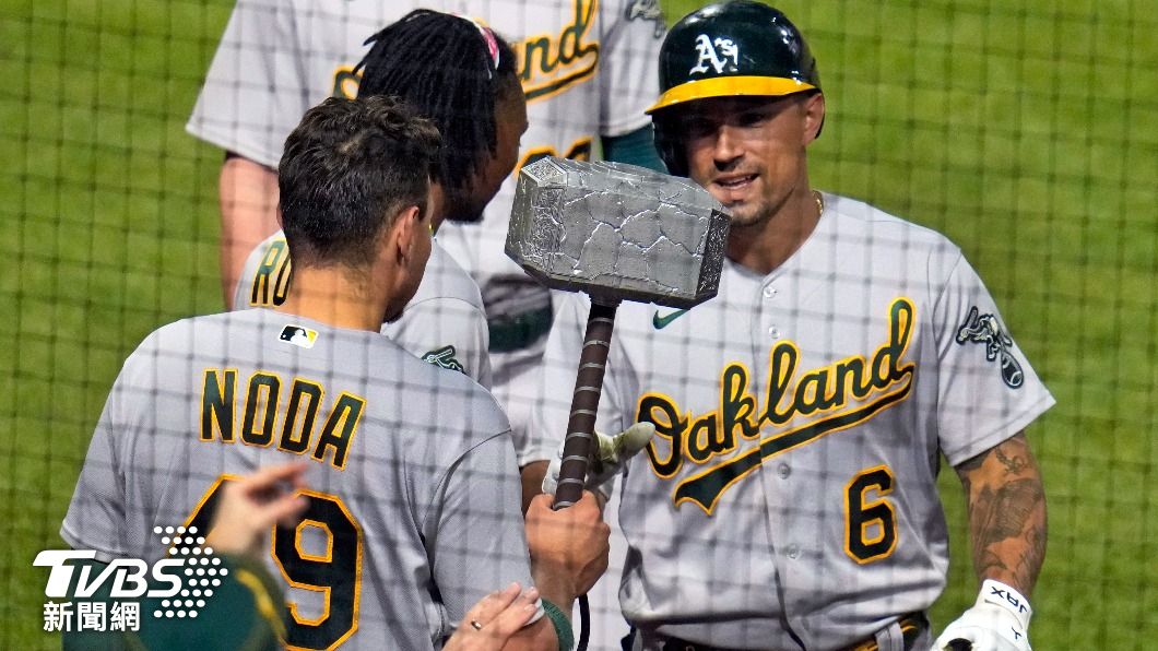 MLB／第一局灌7分暴打海盜　「爐主」運動家喜獲二連勝