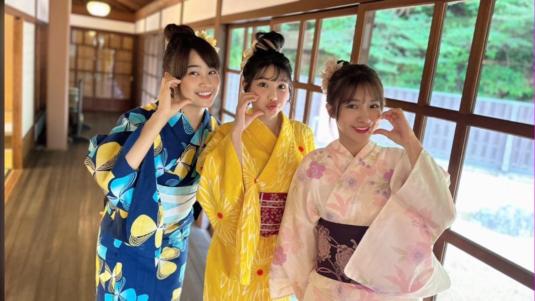 樂天女孩前進山口縣，吸引許多日媒採訪。（圖/樂天女孩提供）