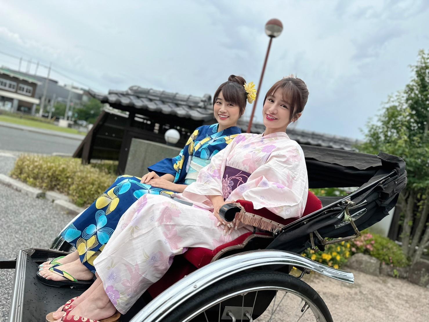 樂天女孩造訪山口縣，擔任觀光大使。（圖/樂天女孩提供）