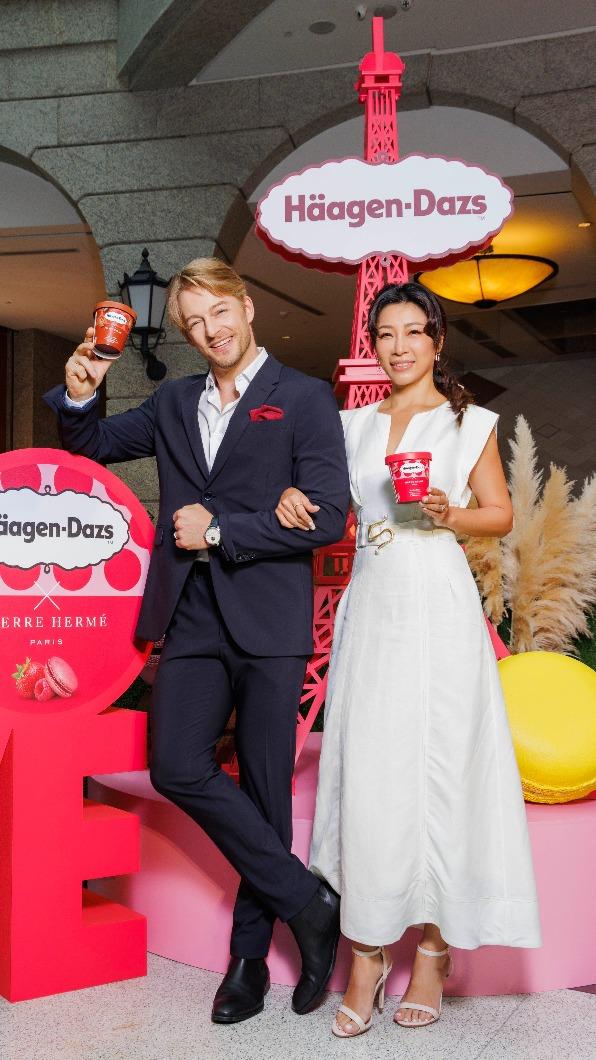 法比歐與老婆感情很好。(圖/哈根達斯Häagen-Dazs提供)