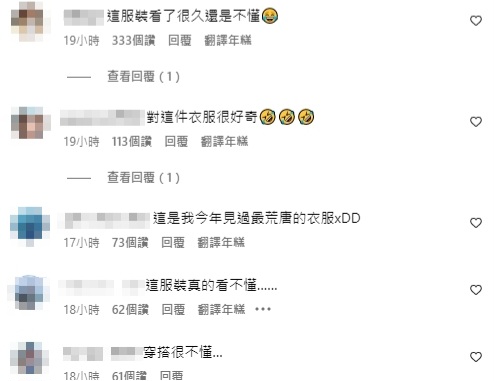 許多網友表示,看不懂蔡瑞雪的此套穿搭。(圖/翻攝自@snowbabyq IG)