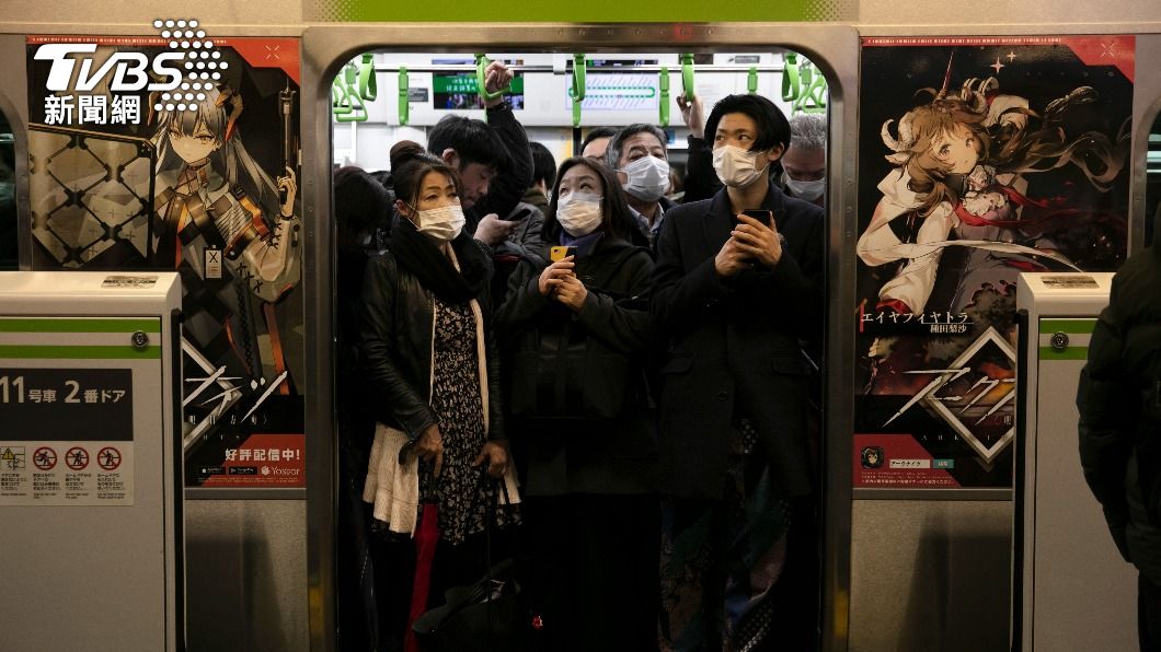 日本的滿員電車,成為痴漢犯罪的溫床。(圖/達志影像美聯社)