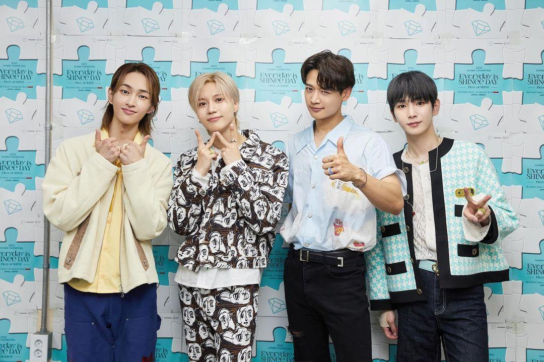 SHINee接下來的打歌跟演唱會溫流(左一)將缺席。(圖/翻攝自SHINee IG)