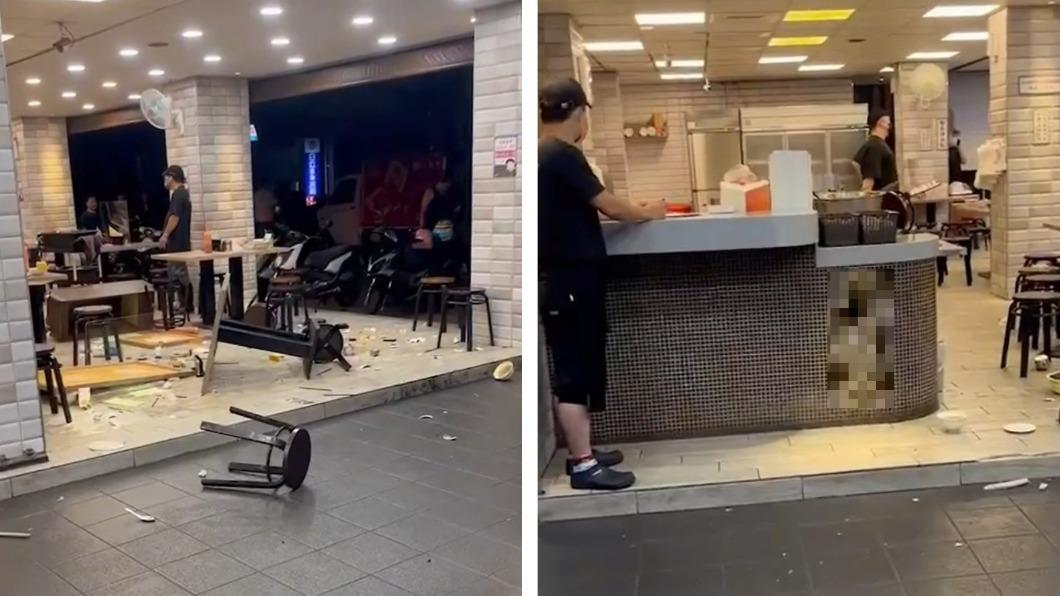 爌肉飯浩克？餐點等太久氣炸　男子翻桌砸店