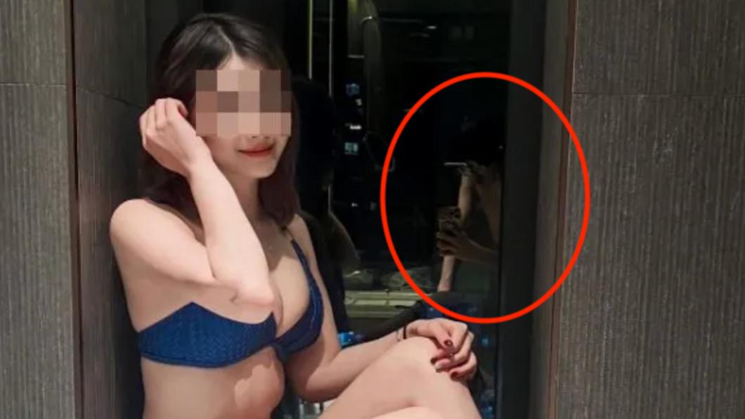 網美曬比基尼「玻璃反射裸體男」 老司機笑歪:準備幹大事