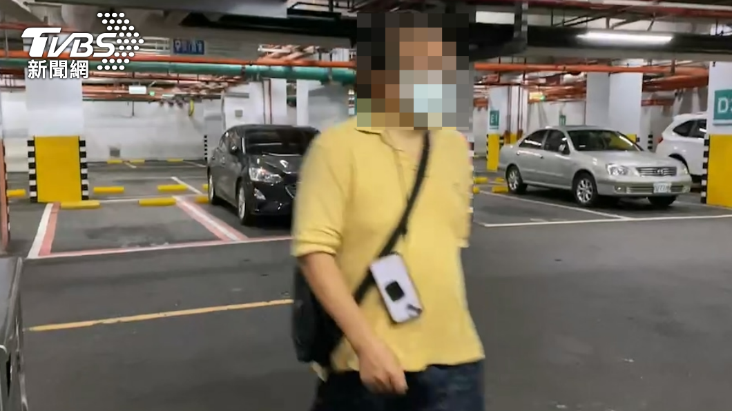 死者丈夫抵達醫院。(圖/TVBS)
