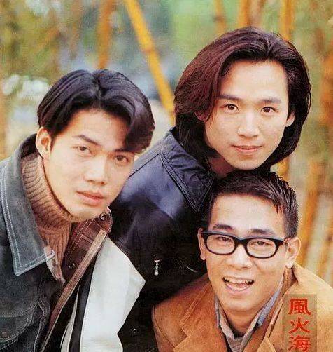 朱永棠曾和陳小春、謝天華組成唱跳組合「風火海」,但很快就解散。(圖/翻攝自微博)