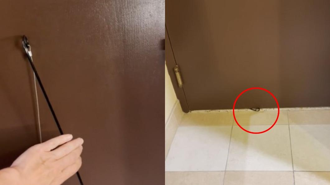 住飯店險遭破門!驚見「開鎖神器」鑽門縫 陌生客辯走錯房間