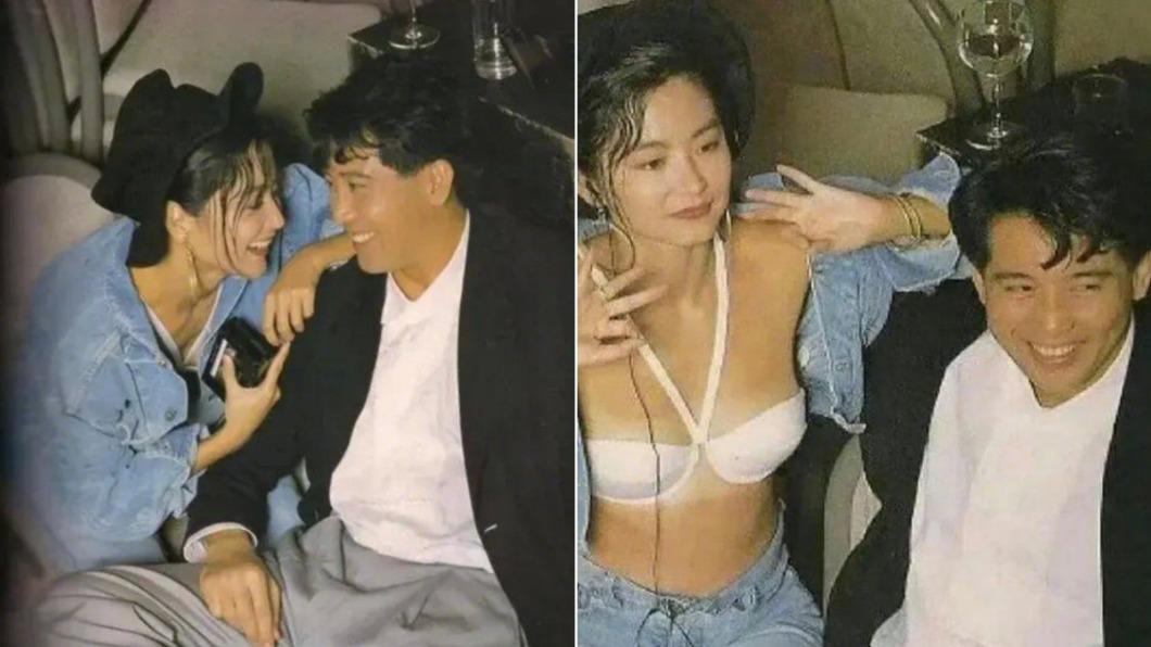 林青霞與秦漢熱戀舊照被挖，性感辣照驚呆網。（圖／翻攝自叫我老伯微博）