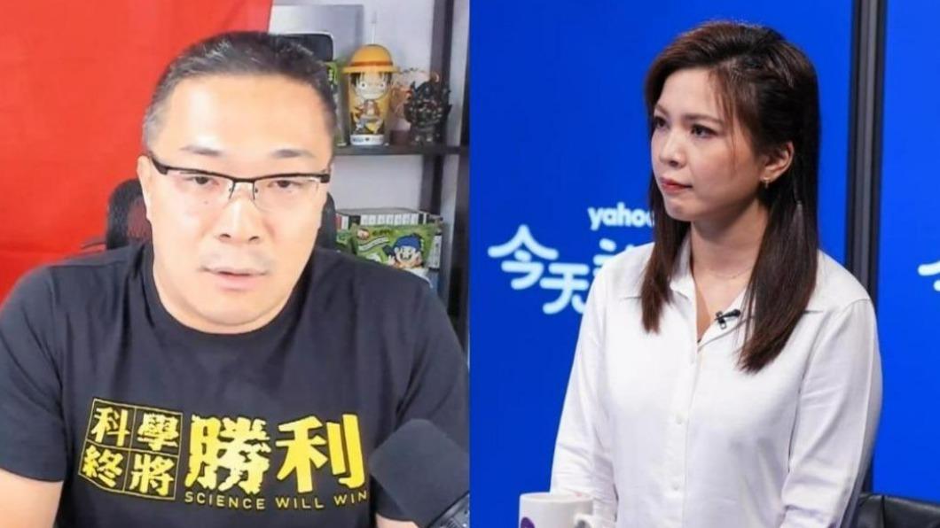 朱學恒二度強吻性騷鍾沛君。(圖/翻攝自Facebook朱學恒直播、鍾沛君臉書)