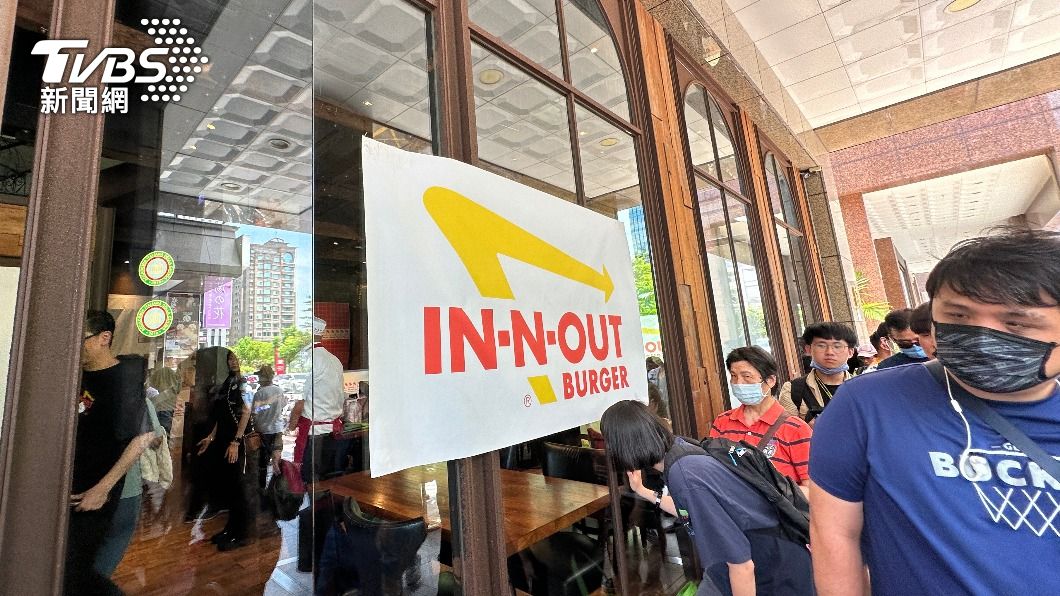 In-N-Out Burger今(13)日來台快閃。(圖/呂欣芷攝)